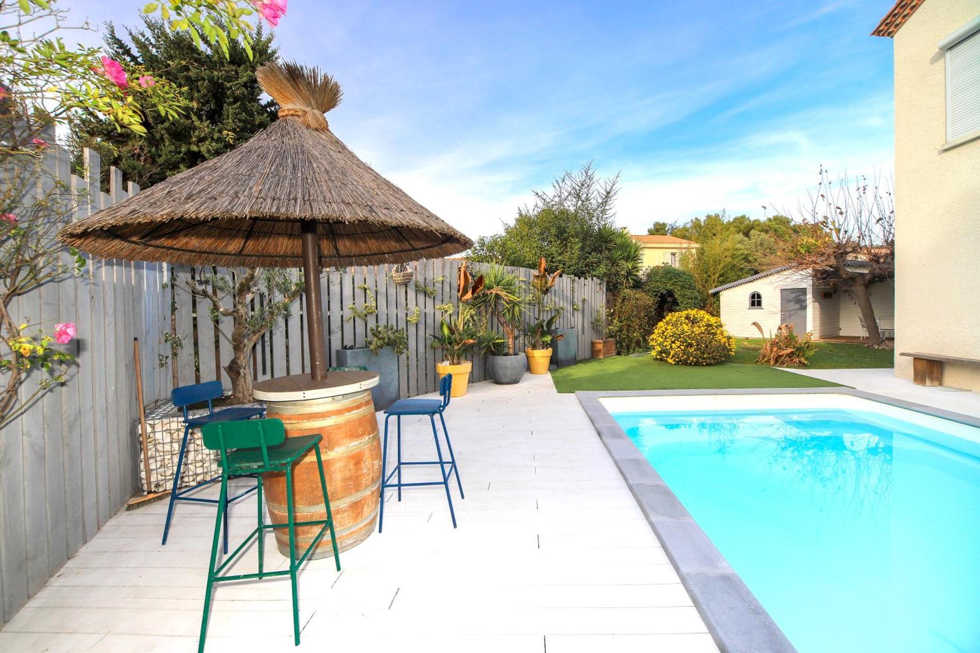 Bastide Piscine Privee Proche Montpellier Plages Villa Saint-Jean-de-Vedas