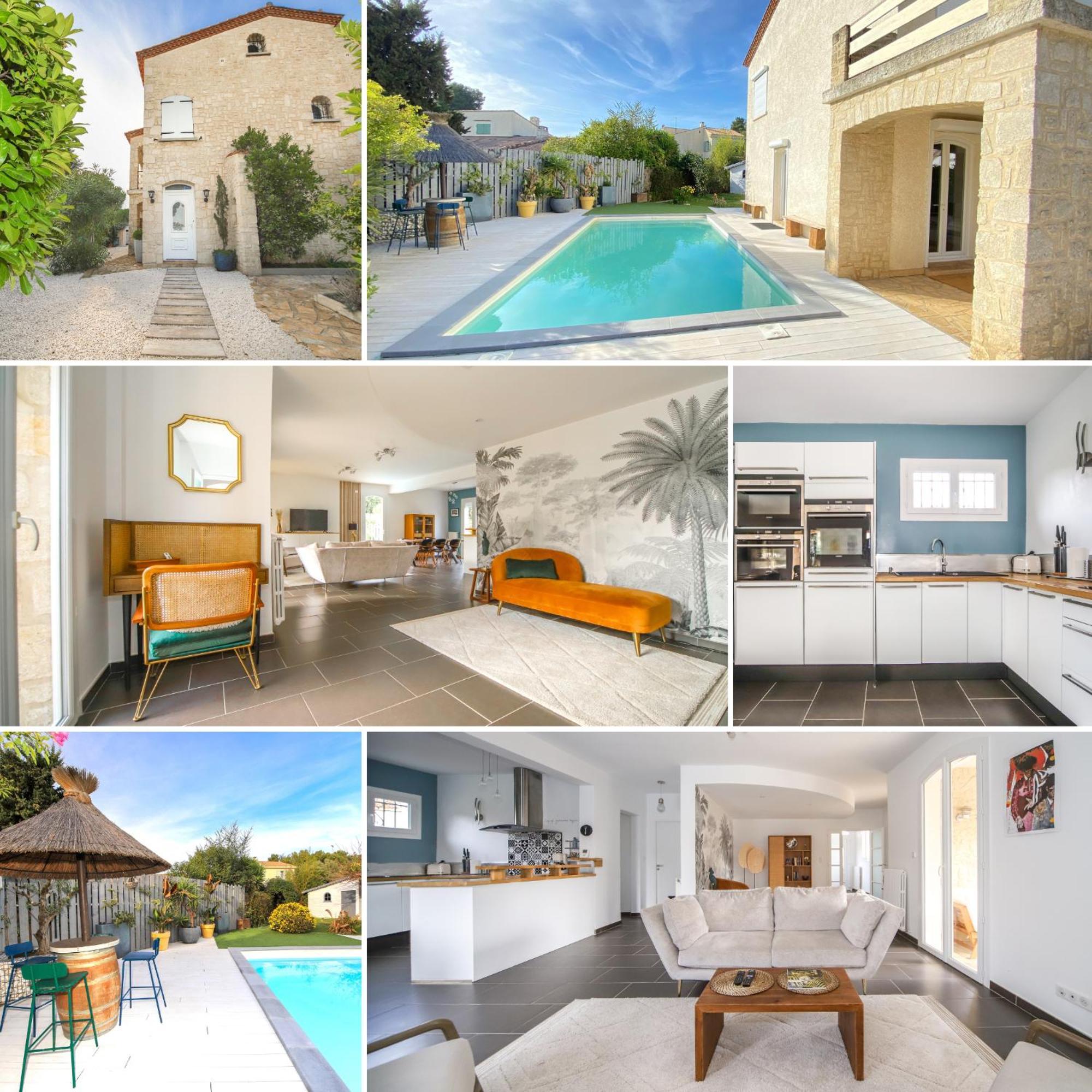 Bastide Piscine Privee Proche Montpellier Plages Saint-Jean-de-Vedas